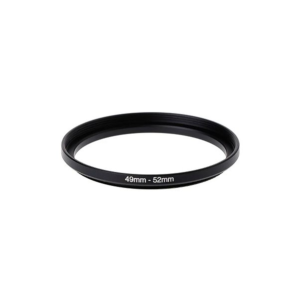 Anel Adaptador Step Up 49mm para 52mm Filtros De Lente