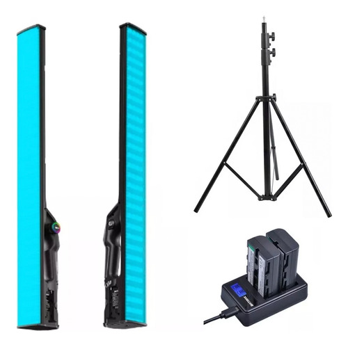 Iluminador Led Yongnuo Yn660 + 2 Bat + Carreg Duplo + Tripé