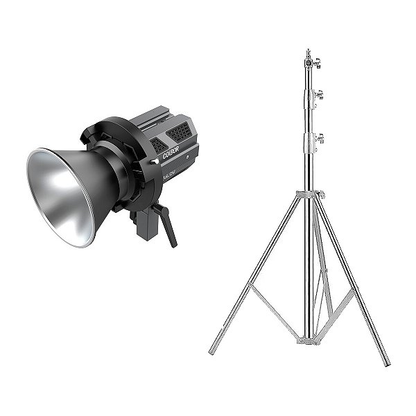 Iluminador Profissional Colbor CL60 + Tripé De Inox 2,80m
