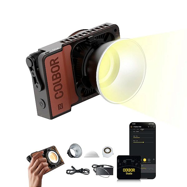 Iluminador W100 Bicolor Colbor Bicolor 100w Wonder Compacto