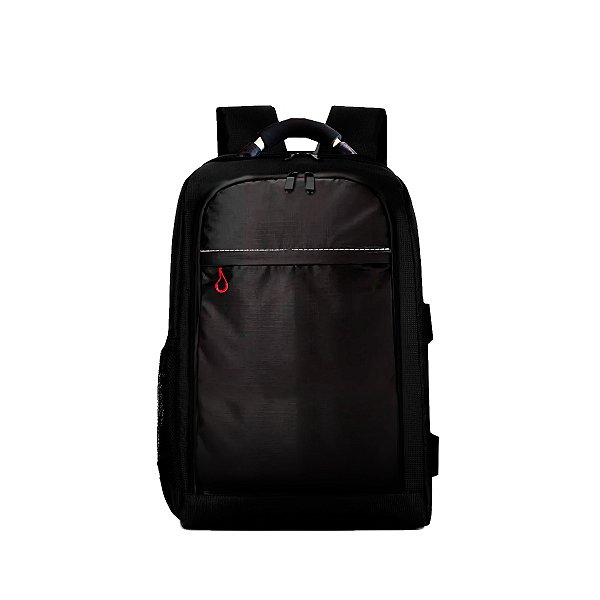 Mochila Fotografica Com Suporte Tripé Lateral e Divisórias