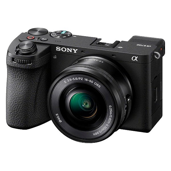 Kit Câmera Sony Alpha A6700 + Lente 16-50mm  f/3.5-5.6 OSS