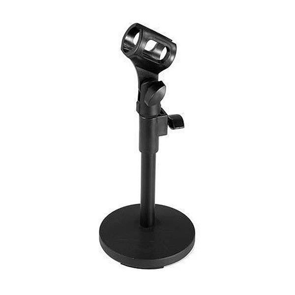 Suporte Ajustável De Mesa Para Microfone - Altura De 25 a 35cm