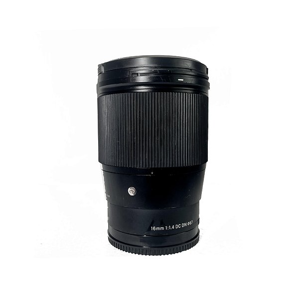 Lente Sigma 16mm Sony E-Mount F/1.4 Dc Dn Seminova