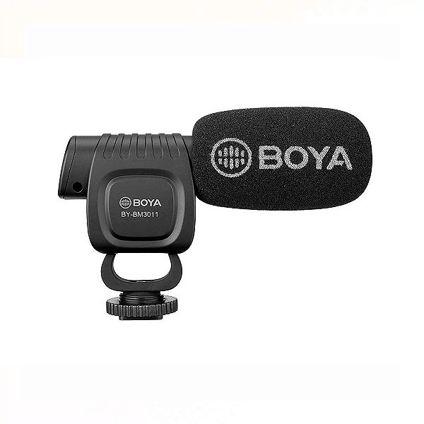 Microfone Seminovo Shotgun Direcional Boya BM3011 P/ Câmeras