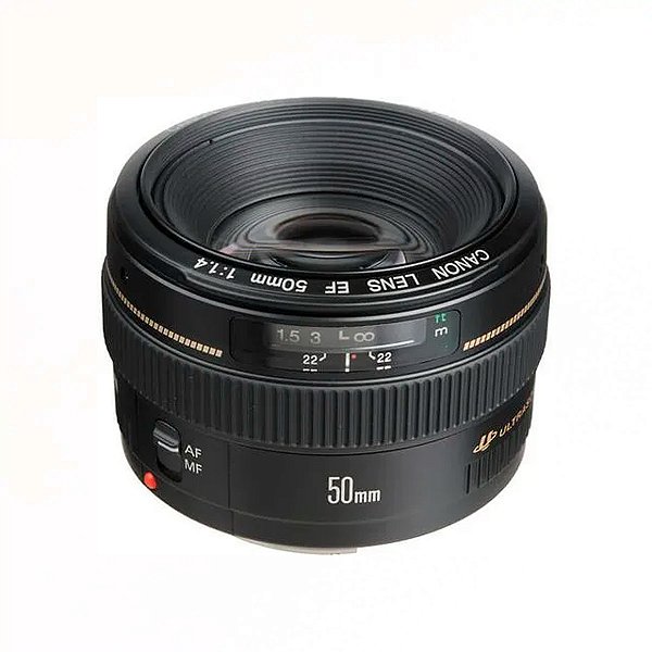 Lente Canon EF Seminova 50mm f/1.4 USM Ultrasonic Garantia