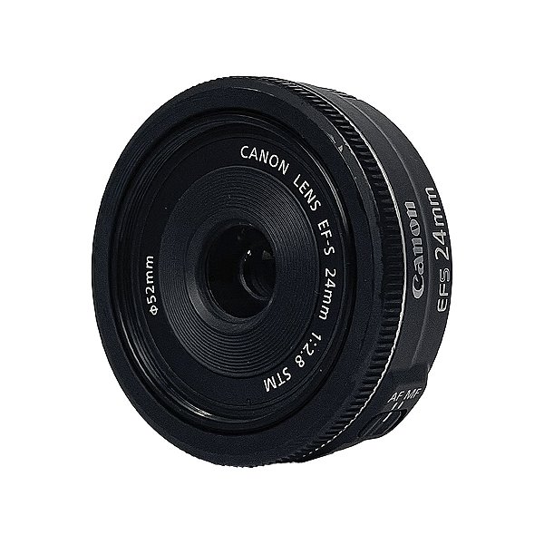 Lente Seminova Canon 24mm EF-S 24mm f/2.8 STM Original