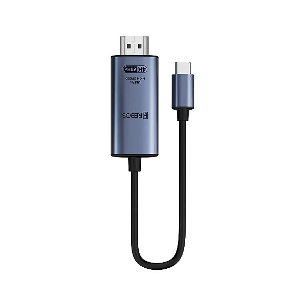 Cabo adaptador USB-C Para HDMI 4K 60Hz -1.80M - Hrebos