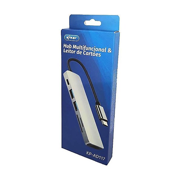 Adaptador HUB USB-C Multifuncional Tipo C x HDMI x USB 3.0