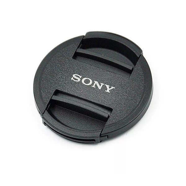 Tampa De Proteção Frontal Objetiva Lente Logo Sony 40.5mm