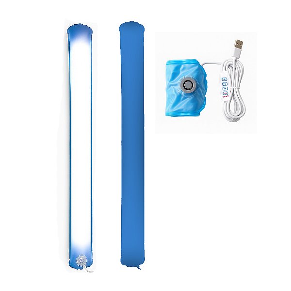 Bastão De Led Inflável Usb Portátil Greika 3,5w Com Imã