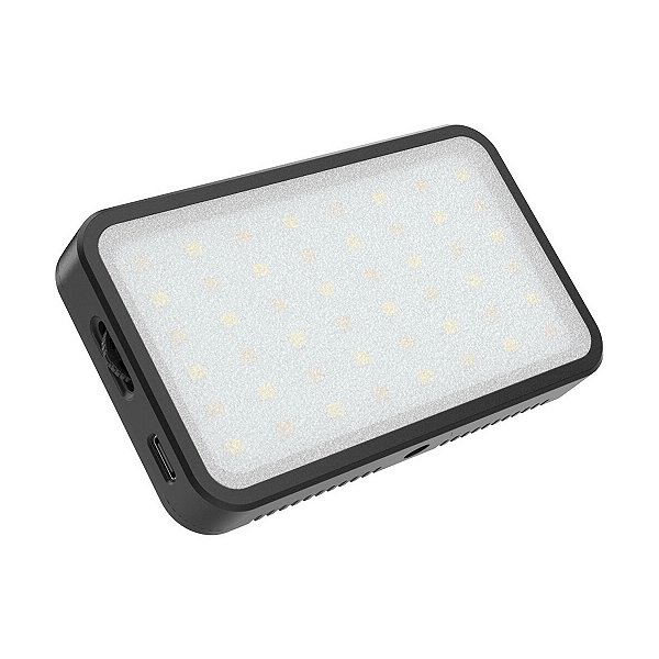Iluminador LED Bicolor 2700-6500k Colbor PL5 Com Display 5w