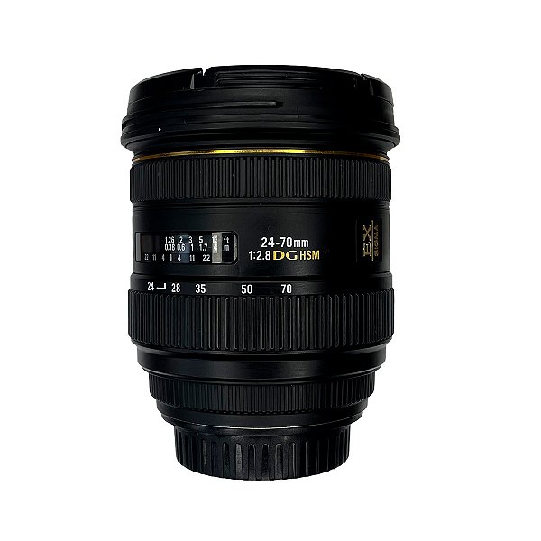 Lente Sigma EX 24-70mm f2.8 DG HSM P/ Canon EF Seminova