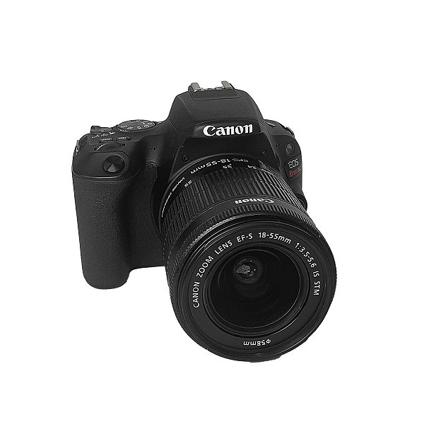 Câmera Canon Rebel SL2 + Lente 18-55mm Seminova