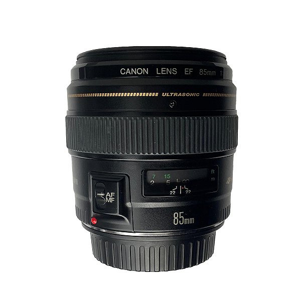 Lente Canon EF 85mm f/1.8 USM Ultrasonic Seminova