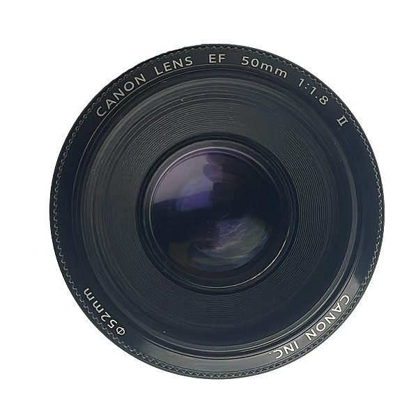 Lente Canon EF 50mm f/1.8 II AF Seminova