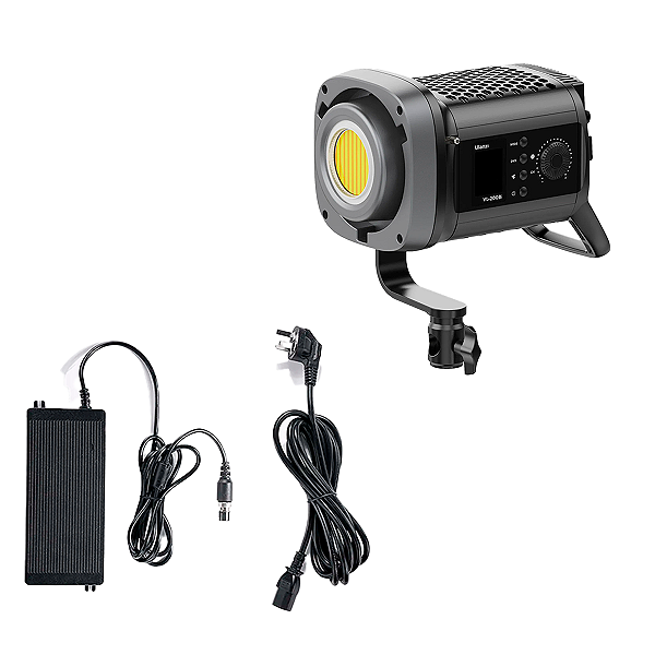 Iluminador Ulanzi Vl-200bi Bicolor 200w para V-Mount + Fonte
