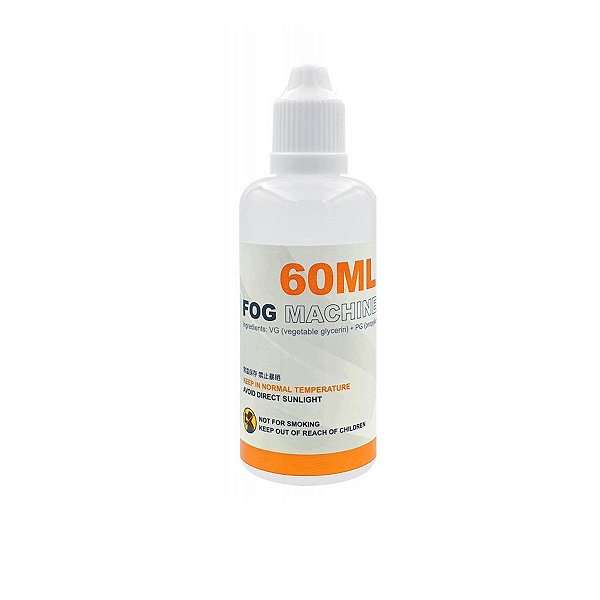Fluído Líquido 60ml Para Máquina Fumaça Fog Machine
