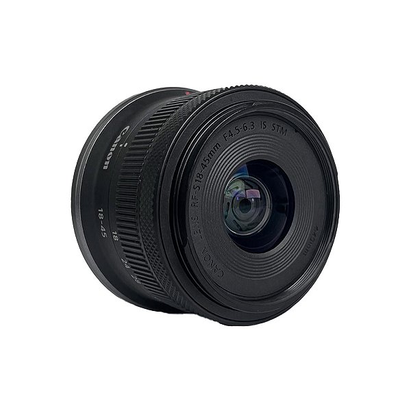 Lente Canon RF 18-45mm F/4.5-6.3 IS STM Seminova