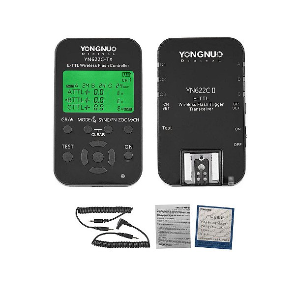 Kit Seminovo Rádio YN622II-C Transmissor + Receptor TTL Hss