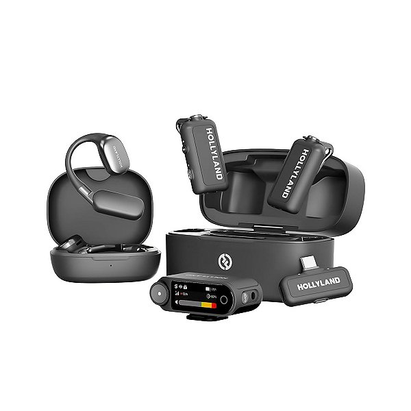 Microfone Hollyland Lark Max 2 Ultimate Combo Black