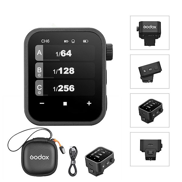 Radio Flash Godox X3-S De Flash TTL e HSS OLED Touch Sony