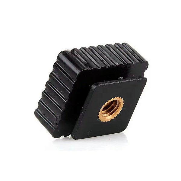 Adaptador De Sapata Com Rosca 1/4 Para Flash Em Tripé Drops