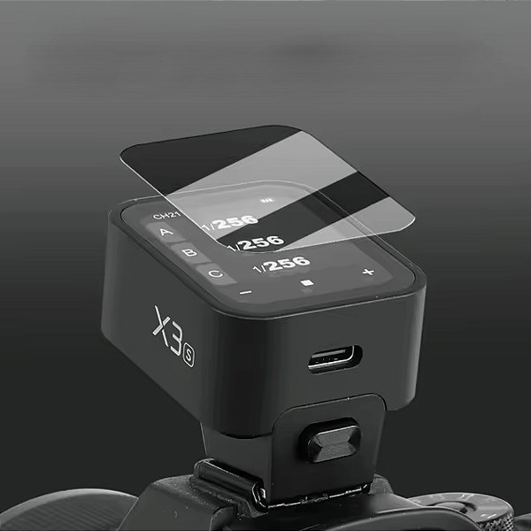 Película De Vidro Temperado Para Flash Godox X3 V1 Pro