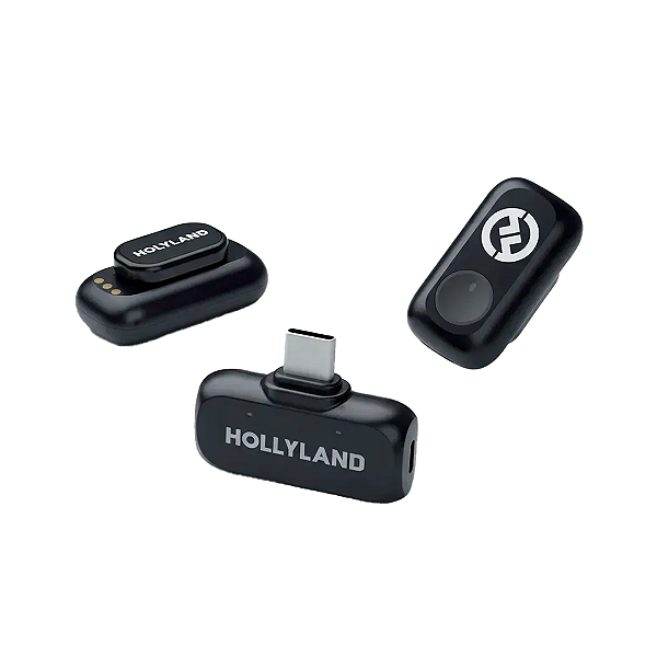 Microfone Sem Fio Hollyland Lark A1 Mini Duo USB-C