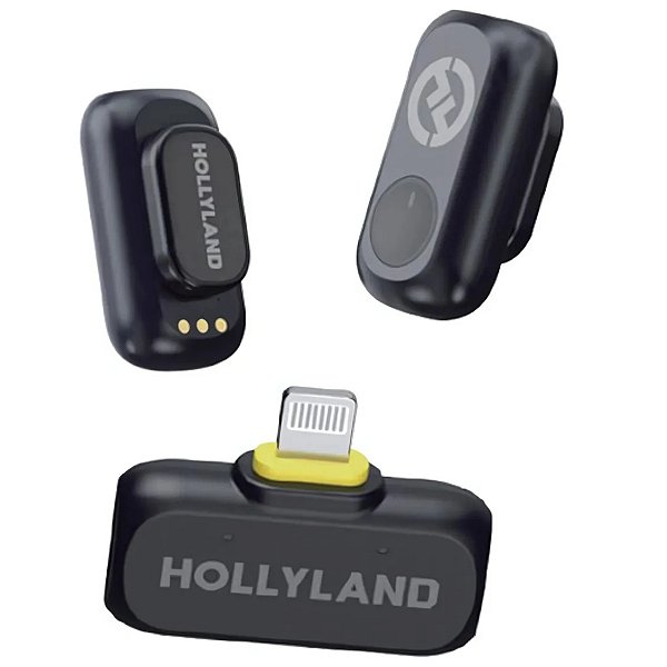 Microfone Sem Fio Hollyland Lark A1 Mini Duo Lightning
