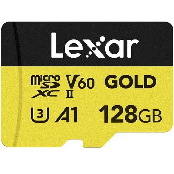 Cartão de Memória Lexar GOLD MicroSDXC UHS-II  128gb 280Mb/s