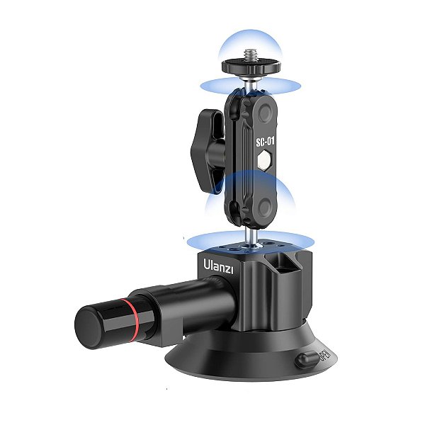 Ventosa SC-01 Ulanzi 360° á Vácuo Câmeras e Celular