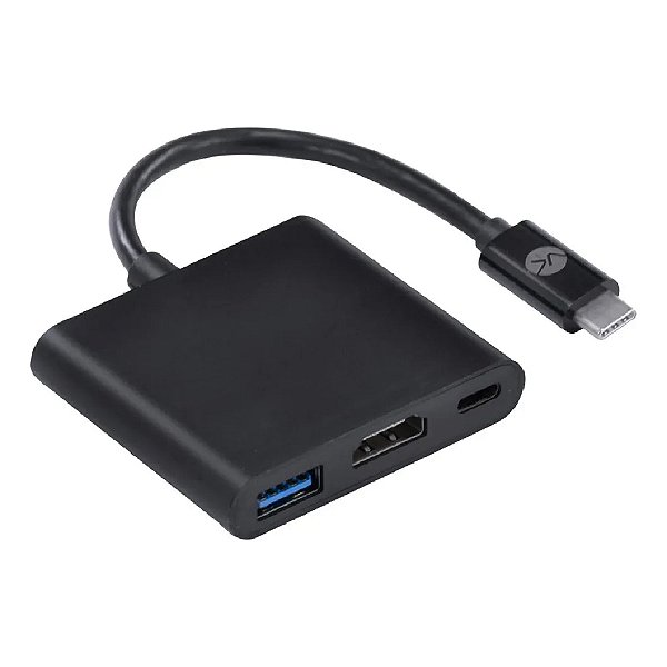 Adaptador USB-C para HDMI 4K, USB 3.0 e USB-C- Vinik