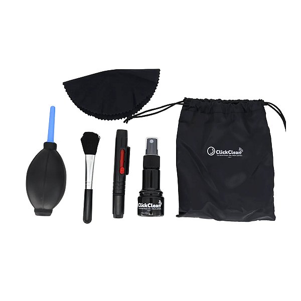 Kit de Limpeza Profissional 6 em 1 para Cameras e Lentes