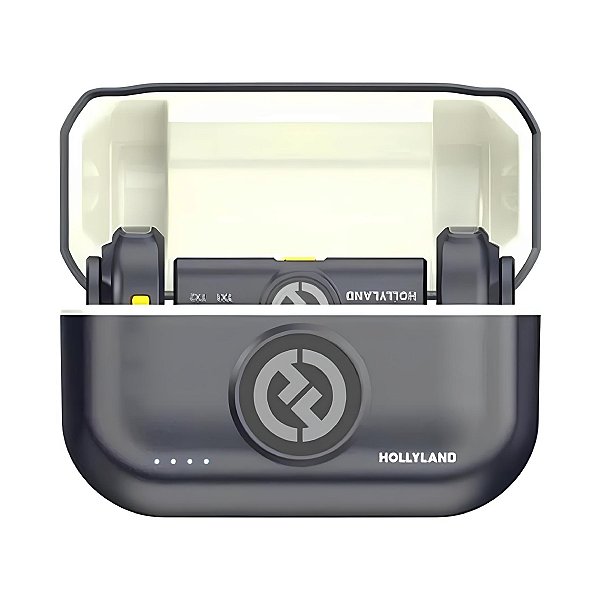 Microfone Usado Duplo Sem Fio Hollyland Lark M2 - Lightning