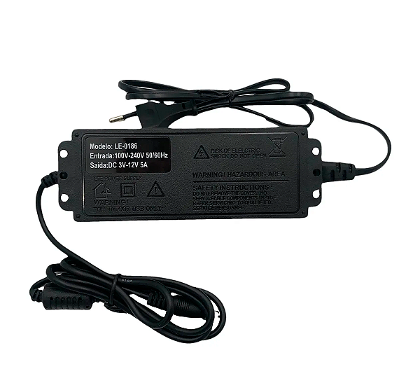 Fonte de Alimentação Digital Ajustável 3-12V IT-BLUE LE-0186