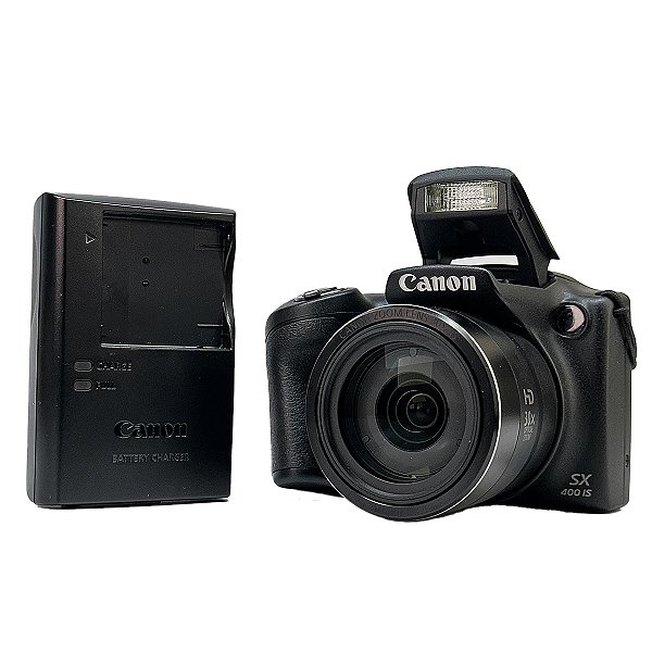 Câmera Canon Powershot Sx400 IS C/ Carregador Canon-Seminova