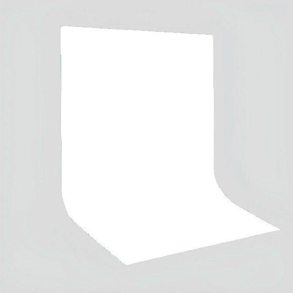 Tecido Chroma Key Branco Poliester Fundo Infinito 5 x 3,6m