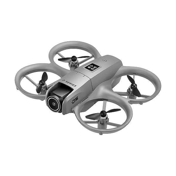 Drone Smart Hetzer Mini D16 Cinza com 2 Bateria