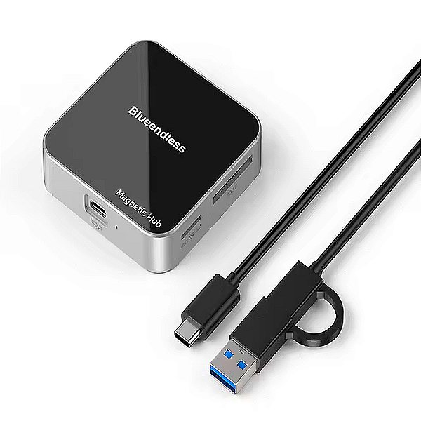 HUB Para Celular MagSafe USB-C  Leitor de Cartão 7 em 1