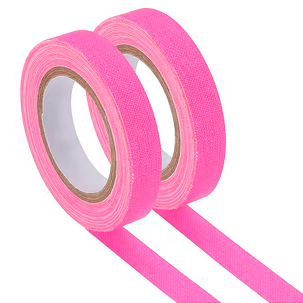 Fita Gaffer Rosa Fluorescente 12mm X 5m Tesa