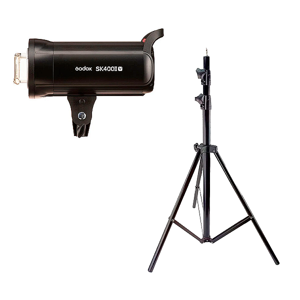 Luz Contínua Godox SK400IIV + Tripé de Iluminação - 2,80