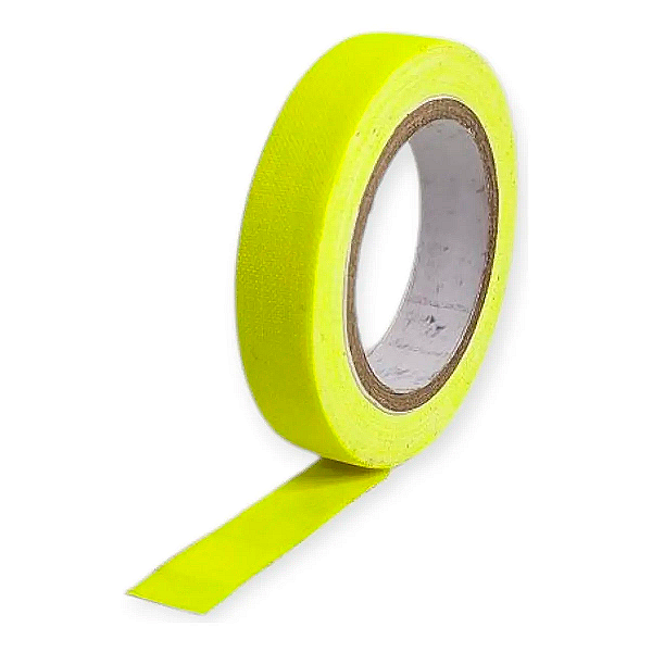 Fita Gaffer Amarelo Fluorescente 12mm X 5m Tesa