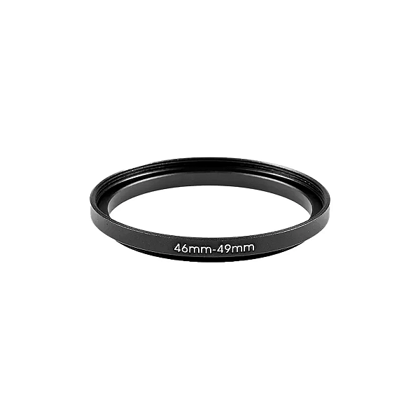 Anel Adaptador StepUp 46mm Para 49mm Filtros de Lentre