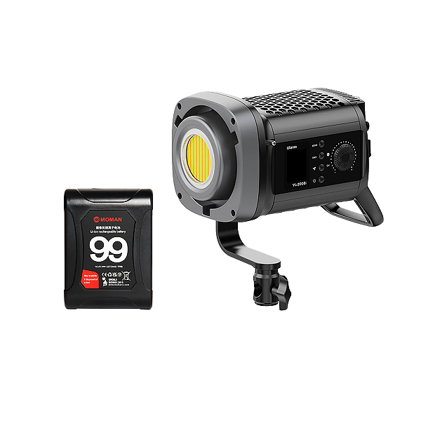 Kit Iluminador Ulanzi Vl-200bi Bicolor + Bateria V-mount 99Wh