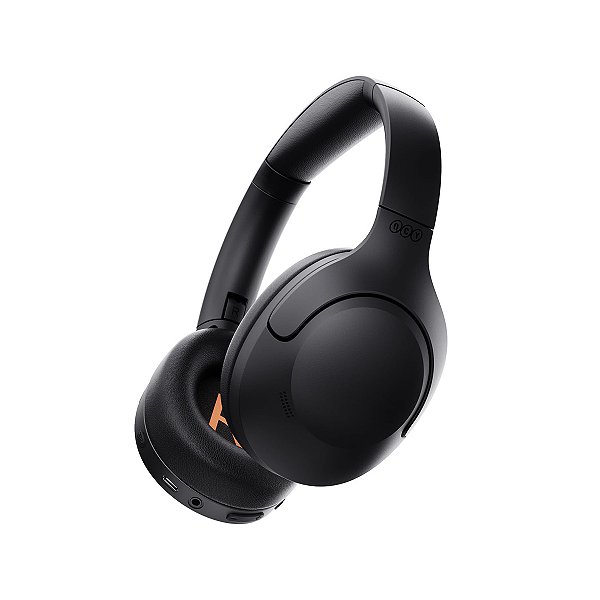 Fone de Ouvido Bluetooth Headphone ANC QCY-H3 Lite - Preto