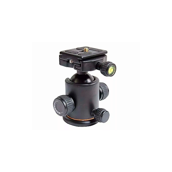 Cabeça de Tripé Ball Head Metal 360 graus