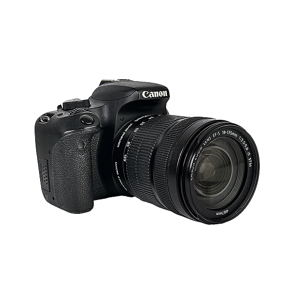 Câmera Canon T7I Seminova + Lente Canon EF 18-135mm Seminova