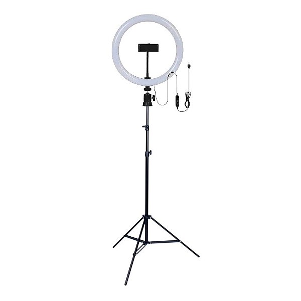 Iluminador Led Ring Light 14" 36cm + Tripé 2m