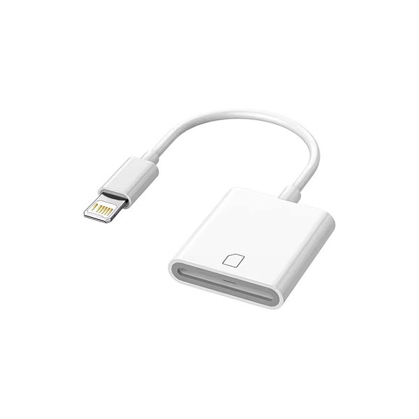 Leitor de Cartão de Memória  SD Lightning para Iphone